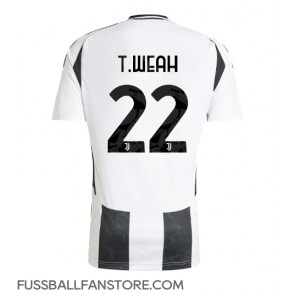 Juventus Timothy Weah #22 Replik Heimtrikot 2024-25 Kurzarm